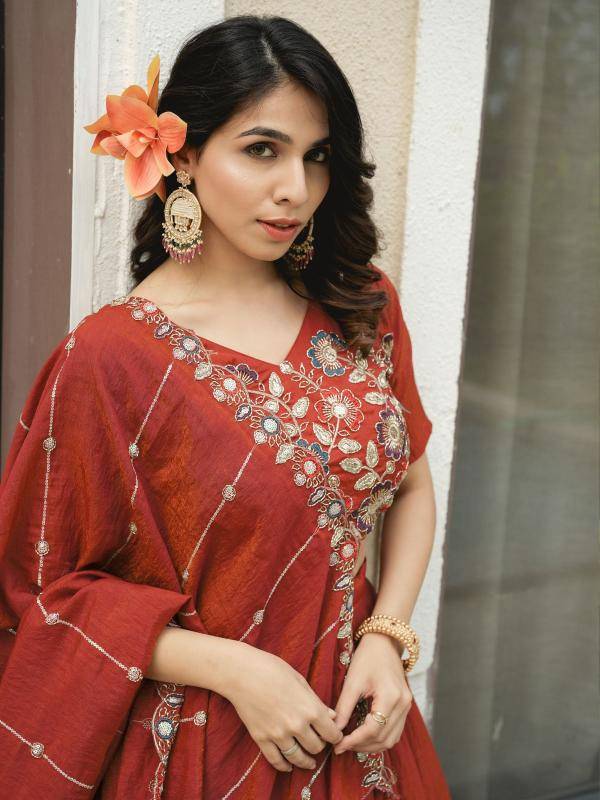 GRTN 8118 RUSTFENTA Vichitraa Lehenga choli for wedding